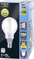 Ledlamp Integral E14 2W 2700K warm licht 250lumen-2