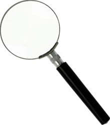 Leesloep vergroot tot 5 keer diameter: 60 mm zwart Westcott