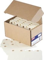 Kartonnen labels 26 x 60 mm bruin kraft karton