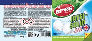 Eres javel solid bruistablet pot van 48 stuks-2