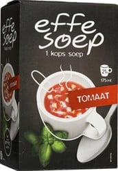 Effe Soep 1-kops tomaat 175 ml doos van 21 zakjes