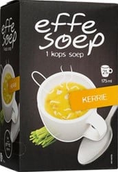 Effe Soep 1-kops kerrie 175 ml doos van 21 zakjes