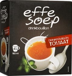Effe Soep drinkbouillon tomaat 160 ml doos van 40 sticks
