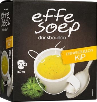 Effe Soep drinkbouillon kip 160 ml doos van 40 sticks