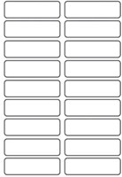 Avery Family kledingetiketten, ft 4,5 x 1,3 cm, wit, ophangbare etui met 36 etiketten-2