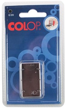 Colop stempelkussen zwart, voor stempel P20, P20N, 20/1, blister van 2 stuks