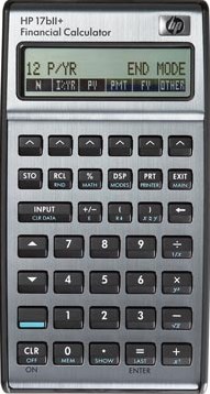 HP financiële rekenmachine 17BII+