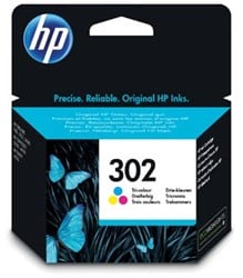 HP 302 cartridge 3 kleuren F6U65AE