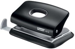 Rapid mini perforator FC10 2-gaats 10 blad zwart
