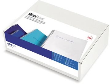 Metalen bindringen GBC Wire-O 6 mm zilverdoos 100 stuks