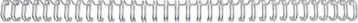 Bindringen metaal GBC Wire-O 8 mm zilverdoos 100 stuks-2