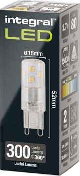 Integral LED spot G9 fitting dimbaar 2.700 K 2,7 W 300 lumen-2
