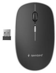 Gembird draadloze optische muis, zwart