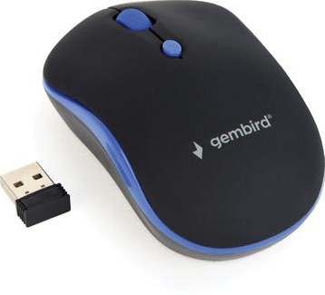 Gembird draadloze optische muis, blauw-2