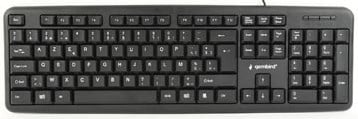 Gembird standaard toetsenbord AZERTY