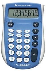 Texas zakrekenmachine TI-503 SV