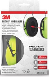 3M gehoorkap Peltor Kid, groen