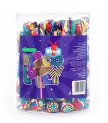 Hirsch Disco Lolly 100 stuks pot van 1,2 kg