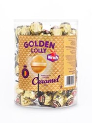 Hirsch Golden Lolly 100 stuks pot van 1,2 kg