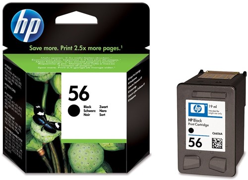 HP 56 cartridge C6656A zwart-2