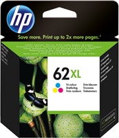 HP 62XL cartridge C2P07AE kleur high capacity