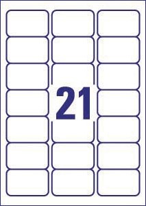 AVERY universele etiketten 63,8 x 38,1mm 21 etiketten per vel-3
