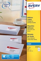 AVERY universele etiketten 63,8 x 38,1mm 21 etiketten per vel