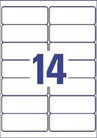 AVERY universele etiketten 99,1 x 38,1mm 14 etiketten per vel-3