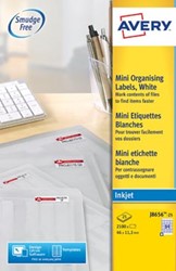 AVERY Mini-etiketten 46 x 11,1mm 84 etiketten per vel