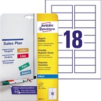 Avery Magneetetiketten 78 x 28 mm, doos van 90 stuks-2