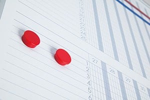 Jaarplanner planbord magnetisch