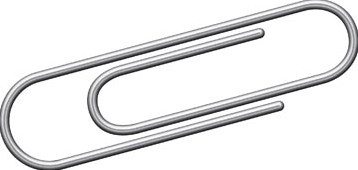 Paperclips 25 mm rond verzinkt Kangaro doosje 1000 stuks
