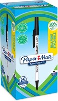 Paper Mate balpen Kilometrico medium doos van 50 stuks zwart