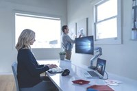 Kensington SmartFit one-touch verstelbare monitorarm, enkel, grijs-1