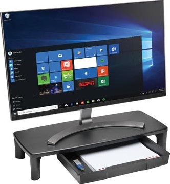 Kensington SmartFit monitorstandaard met lade, zwart-3