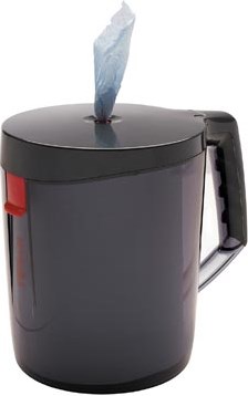 Poetspapierdispenser WypAll L10 Reach draagbare dispenser zwart 6221-2