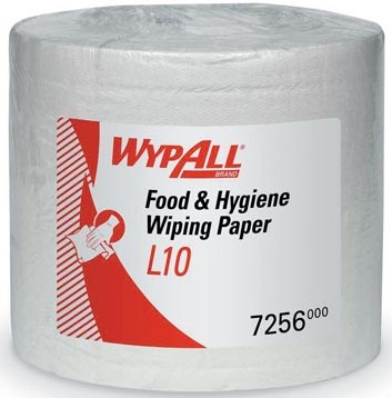 Wypall reinigingsdoeken L10, centerfeed, 1-laags, 800 vellen, pak van 6 rollen-2