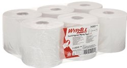 Wypall reinigingsdoeken L10 centerfeed 1-laags pak van 6 rollen wit