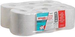 Wypall reinigingsdoeken L10, 1-laags, 6 rollen, 525 doeken, wit
