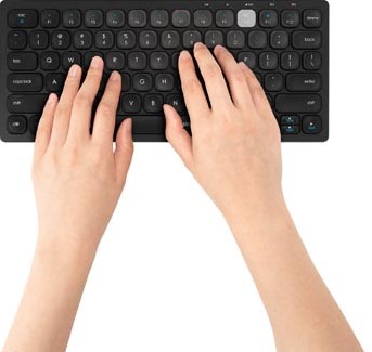 Kensington Dual draadloos compact toetsenbord, azerty-3