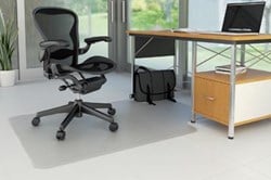 Vloermat 90 x 120 cm voor harde vloer