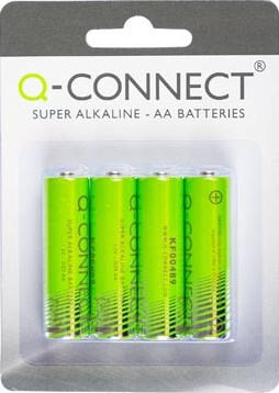 AA batterijen Q-CONNECT alkaline 4 stuks-2