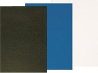 Q-CONNECT dekblad A4 leder 250 grams 100 stuks blauw-3