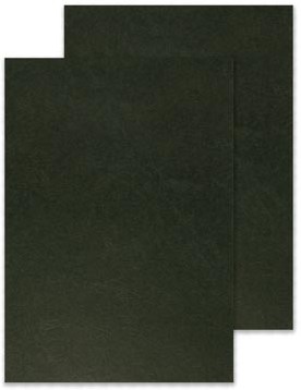 Q-CONNECT dekblad A4 leder 250 grams 100 stuks zwart-3
