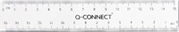 Q-CONNECT meetlat transparant polystereen 15 cm