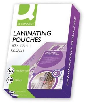 Lamineerhoezen 2x 125 micron 60x90mm 100 stuks Q Connect-3