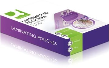 Lamineerhoezen 2x 125 micron 65x105mm 100 stuks Q Connect-2