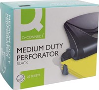 Q-CONNECT perforator Medium Duty 20 blad zwart-2