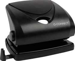 Q-CONNECT perforator Medium Duty 20 blad zwart