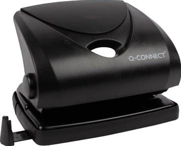 Q-CONNECT perforator Medium Duty 20 blad zwart